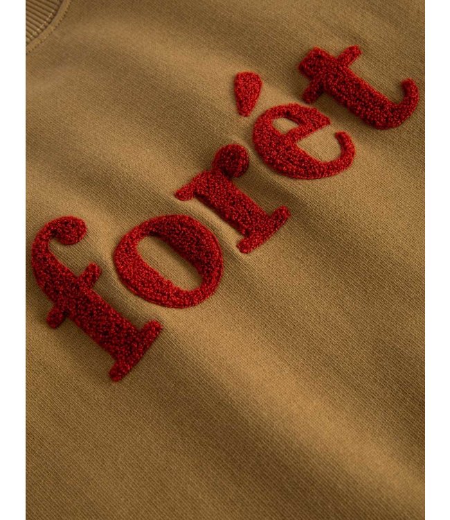 FORET Forêt maple hoodie burnt kaki F170