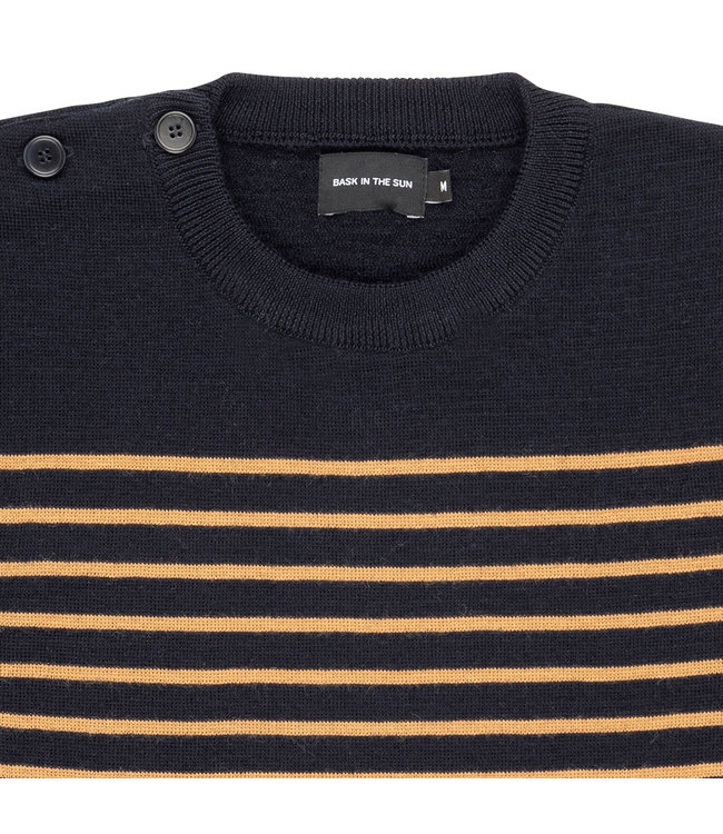 BASKINTHESUN Bask in the sun ESPERANZA sweater navy BASUN212007