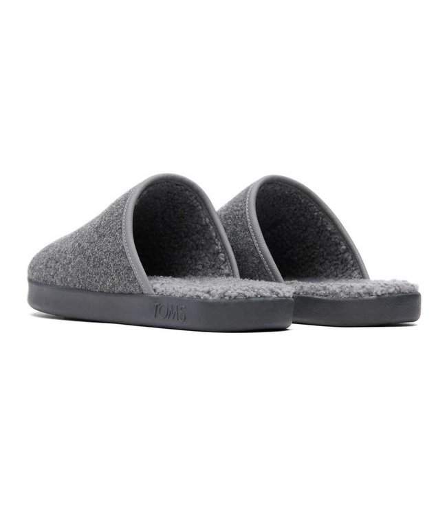 TOMS Toms pantoffel harbor smoke grey repreve two tone felt 10016859