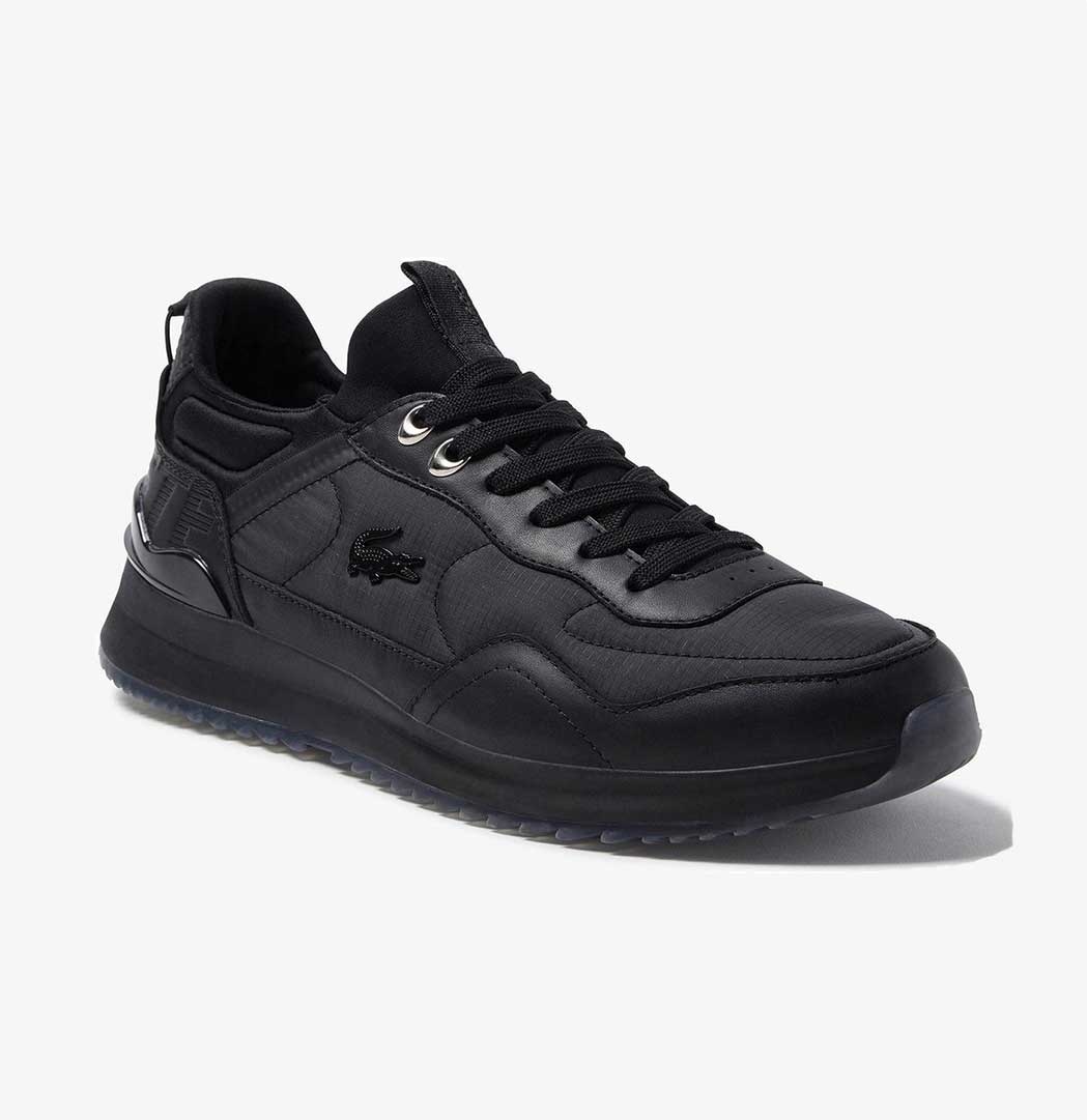 Lacoste joggeur 3.0 0321 textile black - De Ridder schoenen