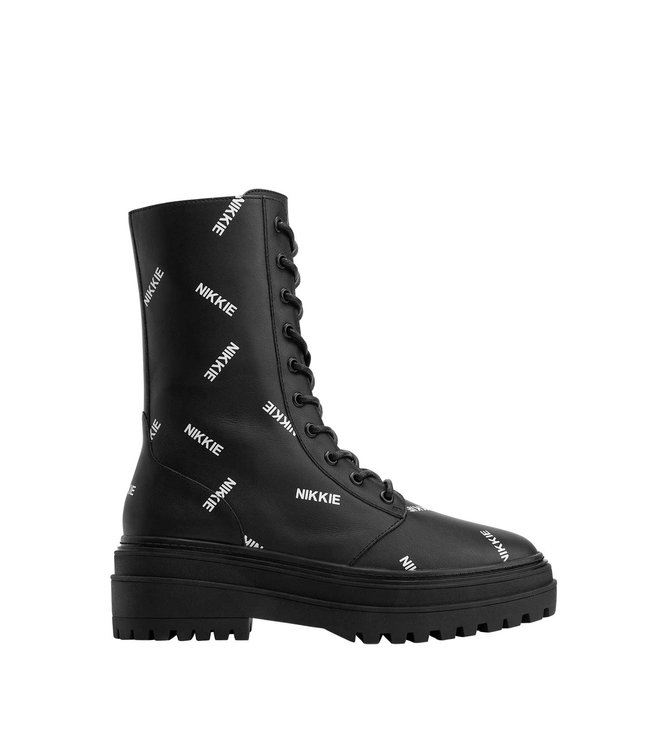 NIKKIE Nikkie Djuna Logo Boots N 9-521 2201 black