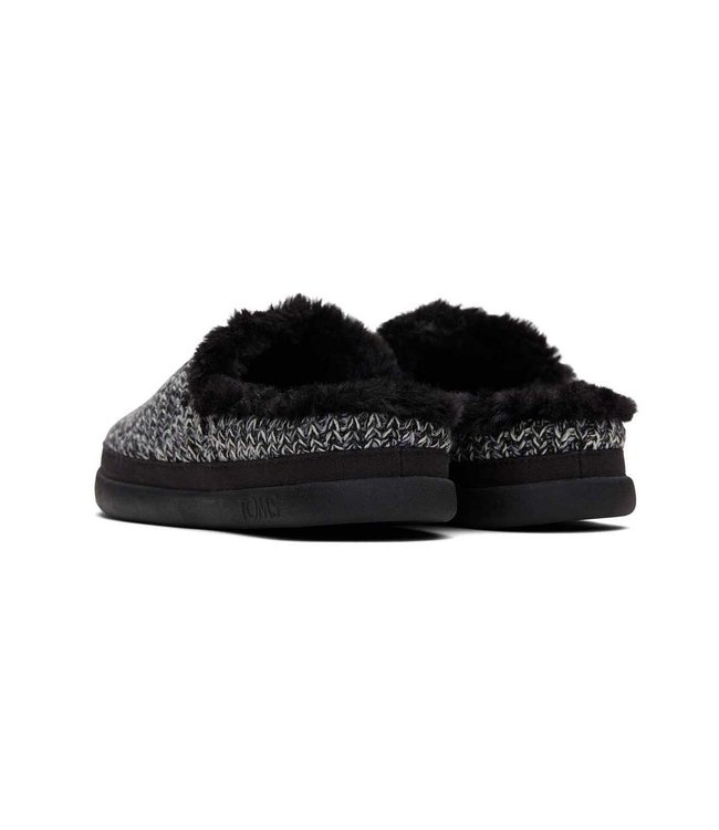 TOMS toms sage black multi cozy knit pantoffel