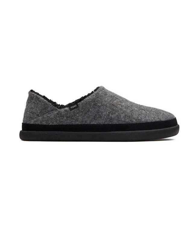 TOMS toms ezra smoke grey repreve two tone felt 10016808  pantoffel