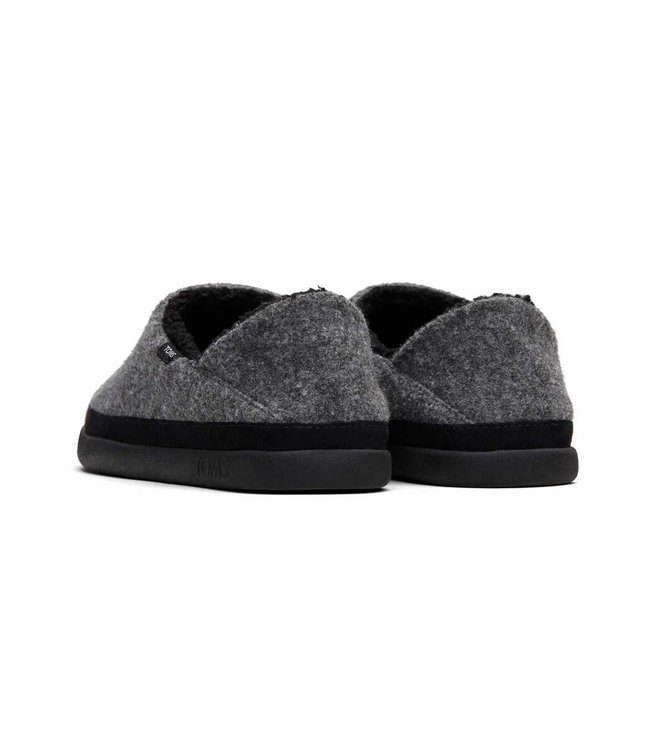 TOMS toms ezra smoke grey repreve two tone felt 10016808  pantoffel