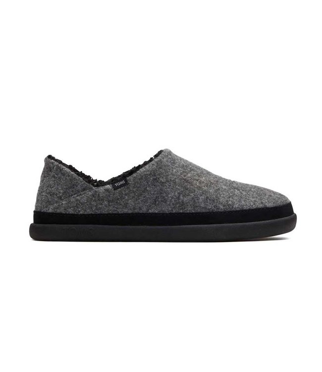 TOMS toms ezra smoke grey repreve two tone felt 10016808  pantoffel