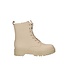 La Strada La Strada 2182012-1120 Beige Tumble Pu  / Halfhoge Veterschoen Beige