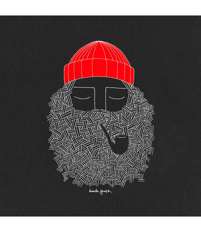 BASKINTHESUN Bask in the sun smoking pipe tee BASUN221118 black