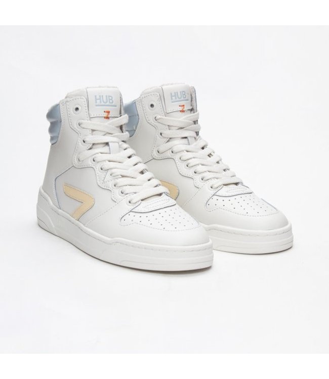 HUB Hub Court-ZHigh L31 W6002L31-L10-392 White /Butter