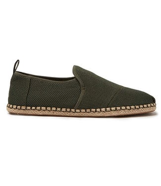 TOMS Toms deconstructed alpargata rope thyme repreve knit green