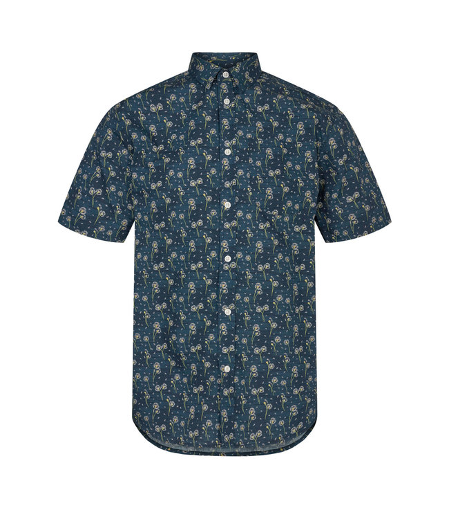 ANERKJENDT Anerkjendt akleo poplin aop shirt pagoda blue 900517