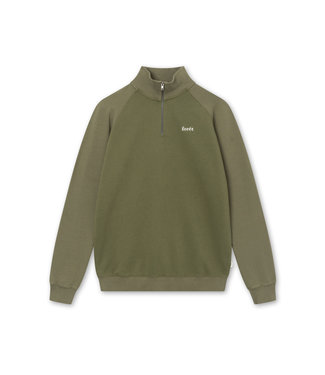FORET Foret  F488 Creek Half Zip Army