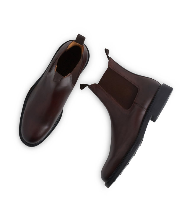 GARMENT PROJECT GARMENT PROJECT Chelsea Boot- GP2353-800 Dark Brown Leather