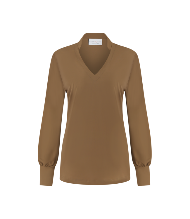 HELENA HART helena hart 7369 top goldie transfer mocca