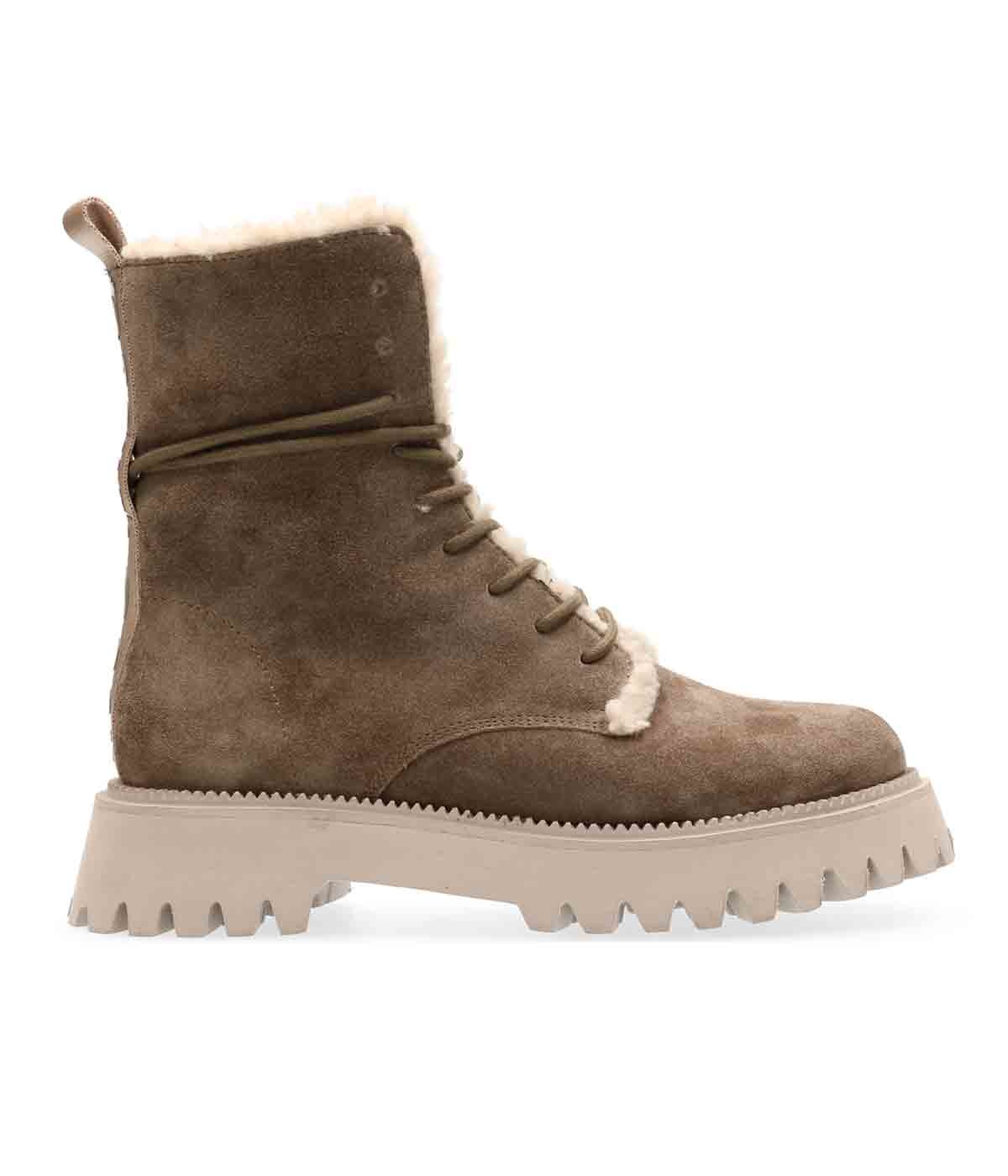 Maruti Emily Suede Teddy 66.1628.01 L46 Taupe Teddy 3209 - De Ridder  schoenen
