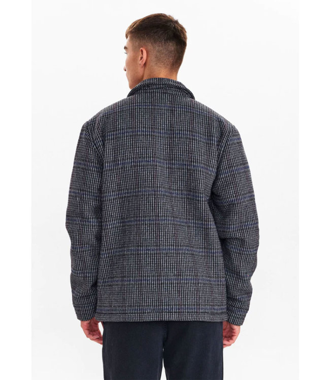 ANERKJENDT Anerkjendt akbastian check jacket dark grey mel 900823