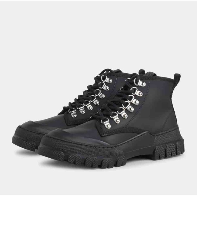 GARMENT PROJECT Garment Project Twig high GPW2395 999 Black rubberized leather