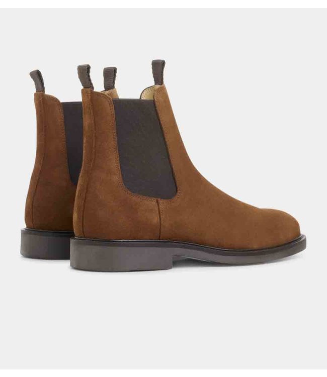 GARMENT PROJECT Garment Project chelsea boot cognac suede GP2351-650