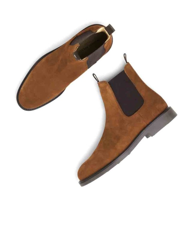 GARMENT PROJECT Garment Project chelsea boot cognac suede GP2351-650