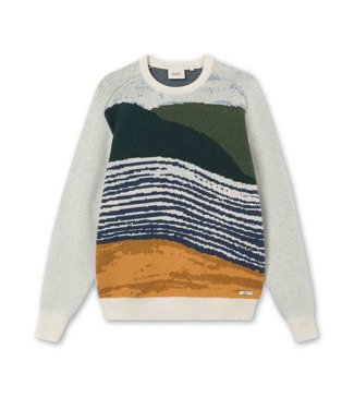 FORET Foret River jacquard wool knit cloud