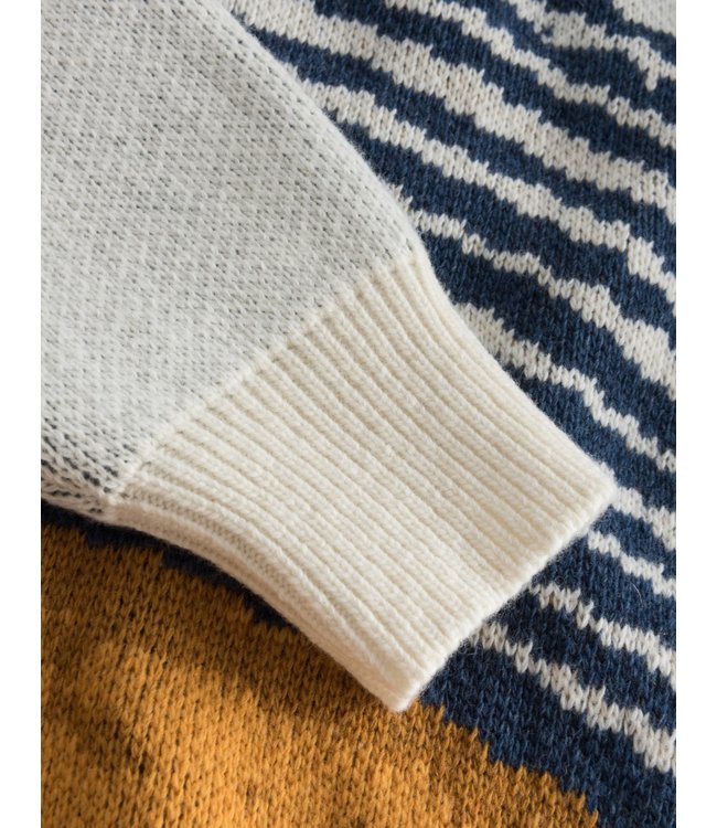 FORET Foret River jacquard wool knit cloud