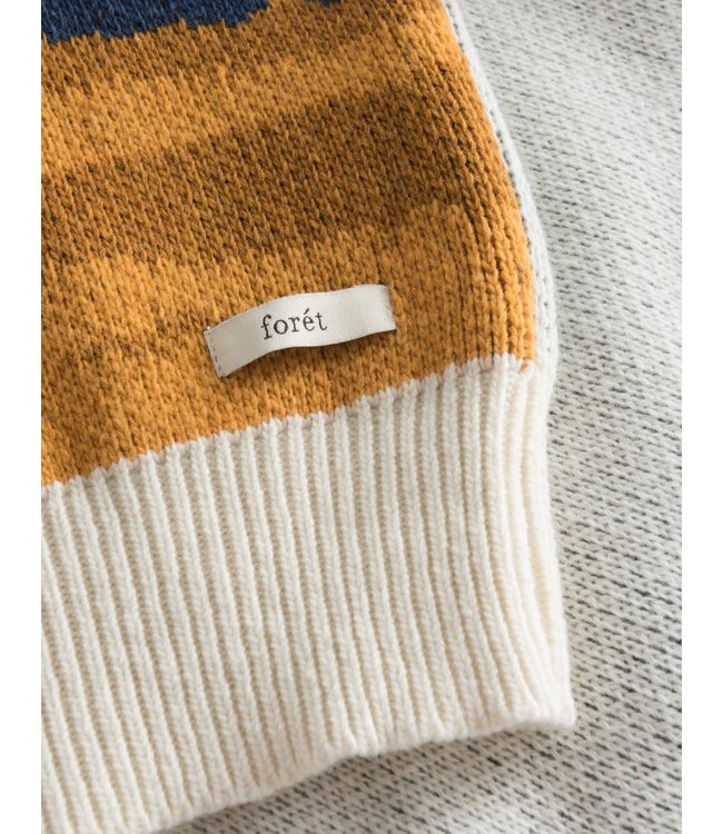 FORET Foret River jacquard wool knit cloud