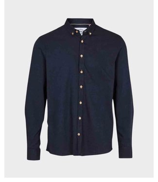 KRONSTADT Kronstadt KS3432 Johan Diego Cotton Shirt Navy