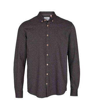 KRONSTADT Kronstadt KS342 Johan Diego Cotton shirt Dark grey