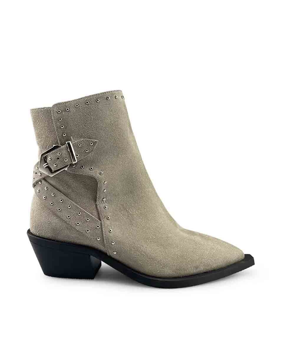 Deabused Laarsje Fajen Taupe De Ridder schoenen