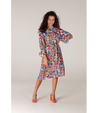 JANSEN AMSTERDAM Juffrouw Jansen Deva S23 wa530 Dress 12 Multicolor