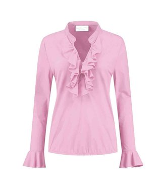 HELENA HART Helena Hart 7257 Blouse Ruche  Rose