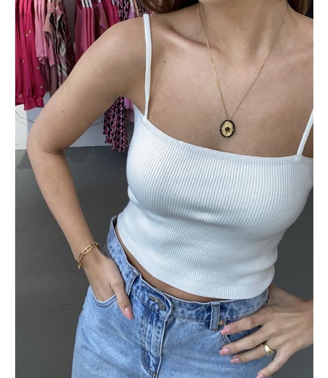 sweewe 63223 crop top wit