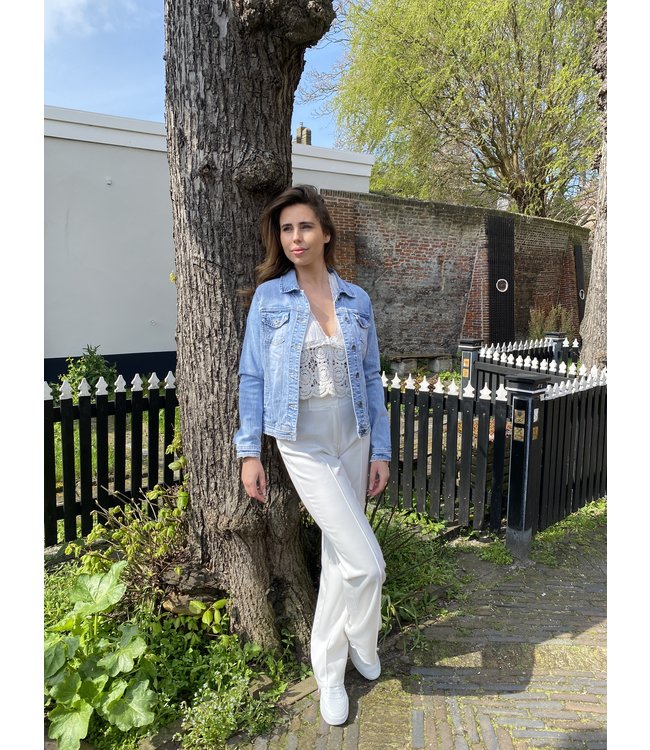 Drole De Copine Top 9297 Mousseline Creme