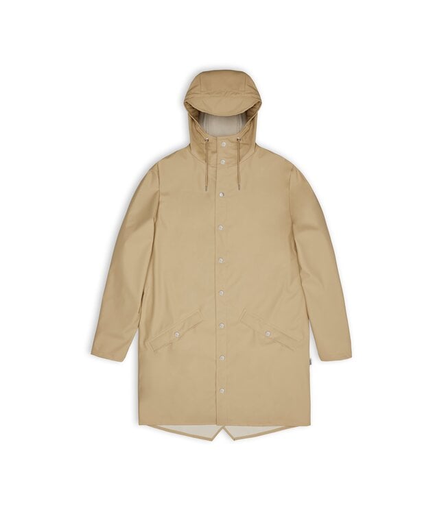 RAINS Rains 12020 Long Jacket Sand