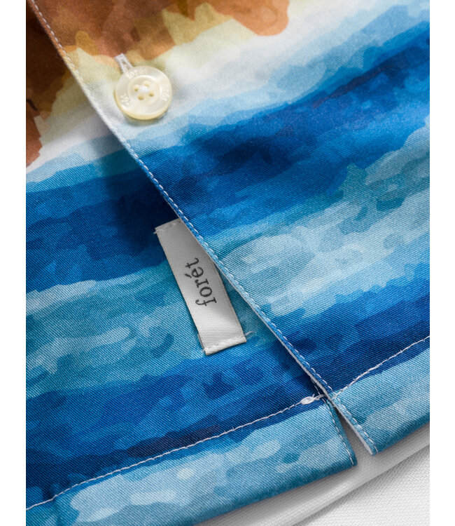 FORET foret f1002 leak shirt white