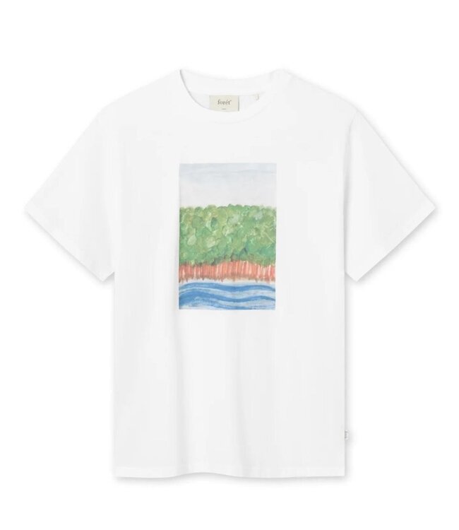 FORET foret f997 pic tshirt white