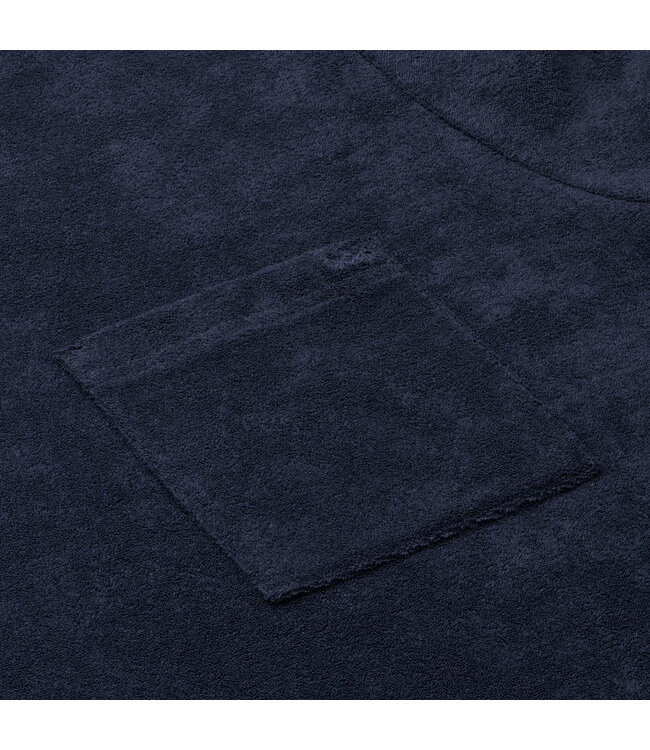 KRONSTADT Kronstadt ks3816 Ledger organic terrycloth pocket tshirt navy