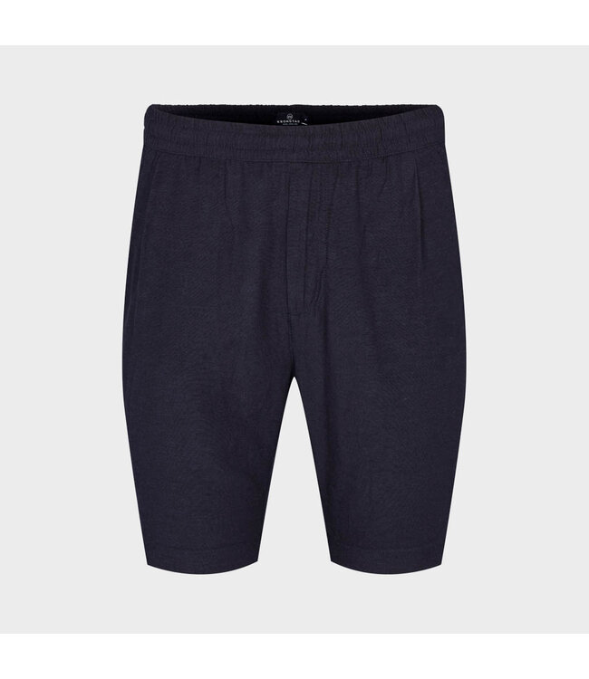 KRONSTADT Kronstadt ks3598 chill linen shorts navy