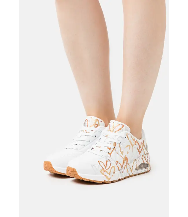 SKECHERS Skechers 155523/WTGD Uno  Metallic love White/Gold