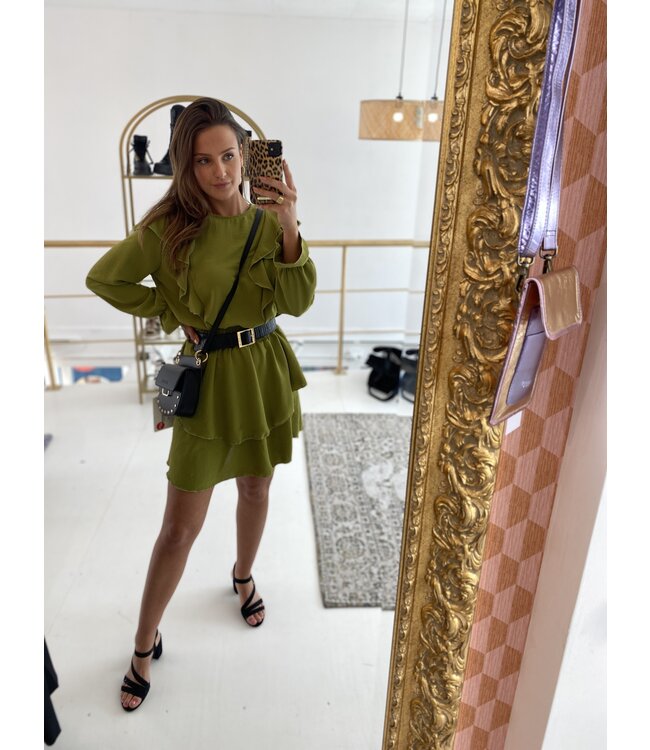 Jumelle paris Jurk 9695 Moss green