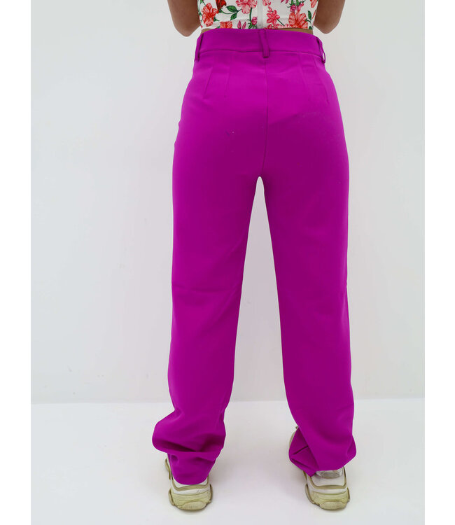 eight paris Eight Paris Broek M301 Paars