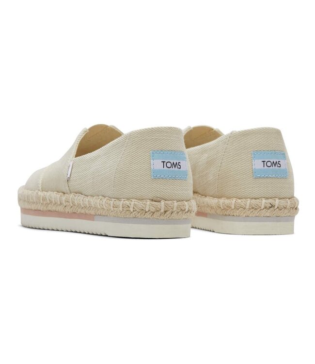 TOMS Toms 10017830 Alpargata Platform 2 Natural 3130