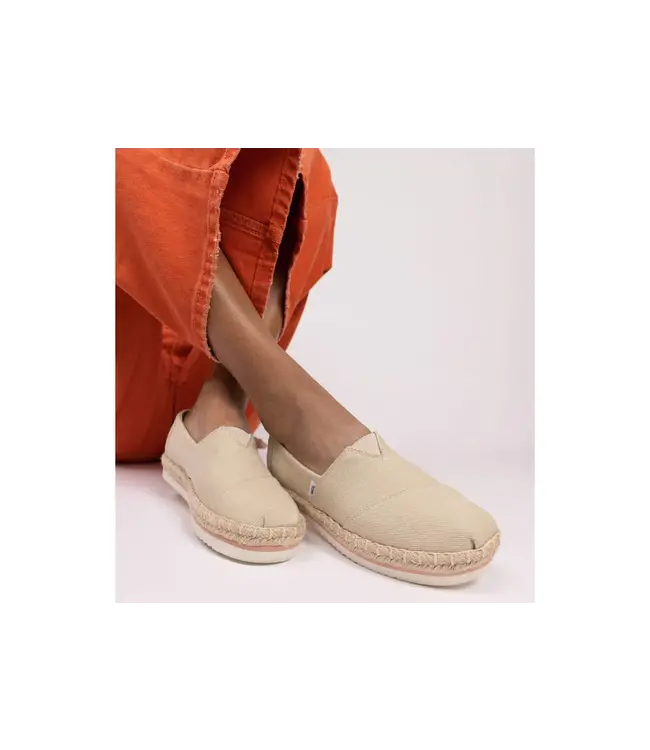 TOMS Toms 10017830 Alpargata Platform 2 Natural 3130