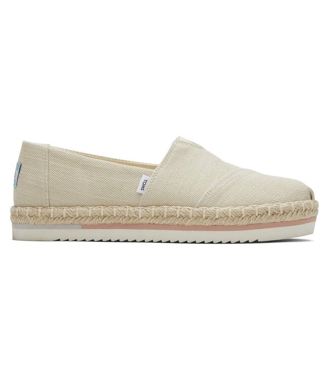 TOMS Toms 10017830 Alpargata Platform 2 Natural 3130