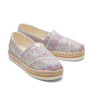 TOMS Toms Alpargata platform natural diamond 10019810 3170