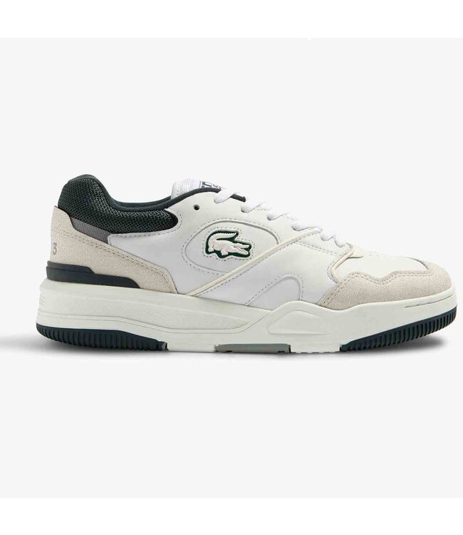 La Coste Lineshot 223 3 SMA WHT/DK GRN Leather