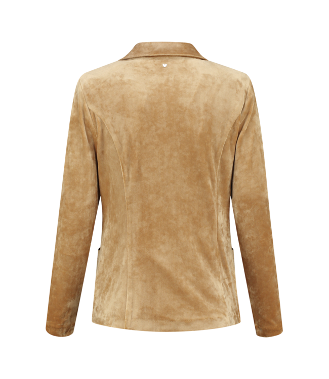 HELENA HART Helena Hart Velours Kort Uni 7424uni Camel