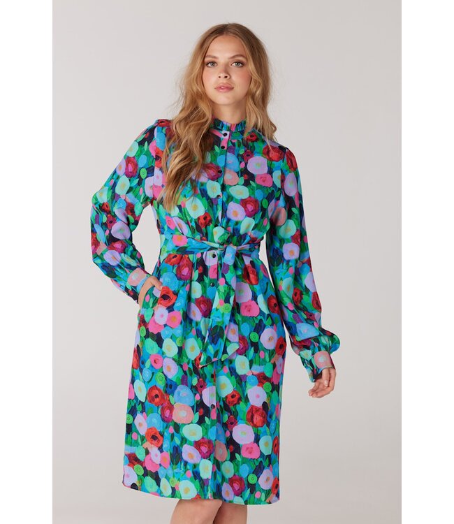 JANSEN AMSTERDAM Jansen Amsterdam WFF512 dress JULIE-W23-000013-multi colour
