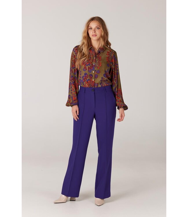 JANSEN AMSTERDAM Jansen Amsterdam wop722 blouse GRACEW23-000253-multi green