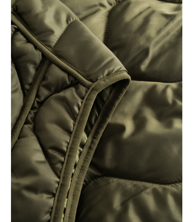 FORET Foret fresh Reversible linner vest Army/olive