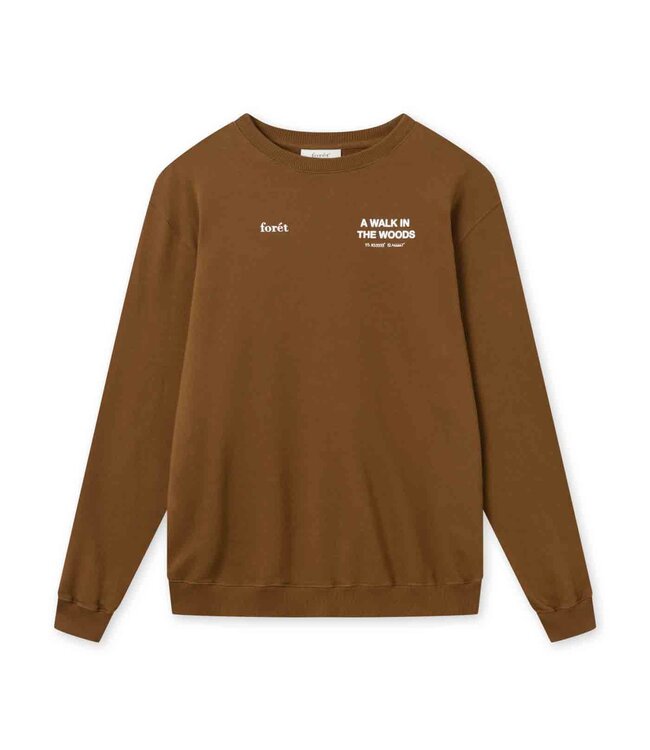 FORET foret Homage sweatshirt F1084 Brown